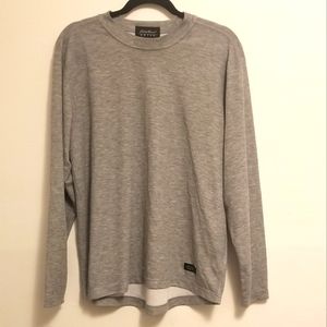 Eddie Bauer EBTEK Men's Size Large Gray Polyester Sweatshirt